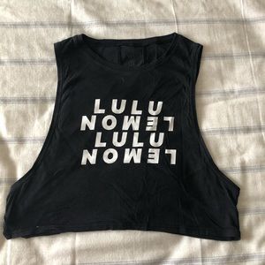 lululemon Muscle Love Crop Tank *Expression size 4